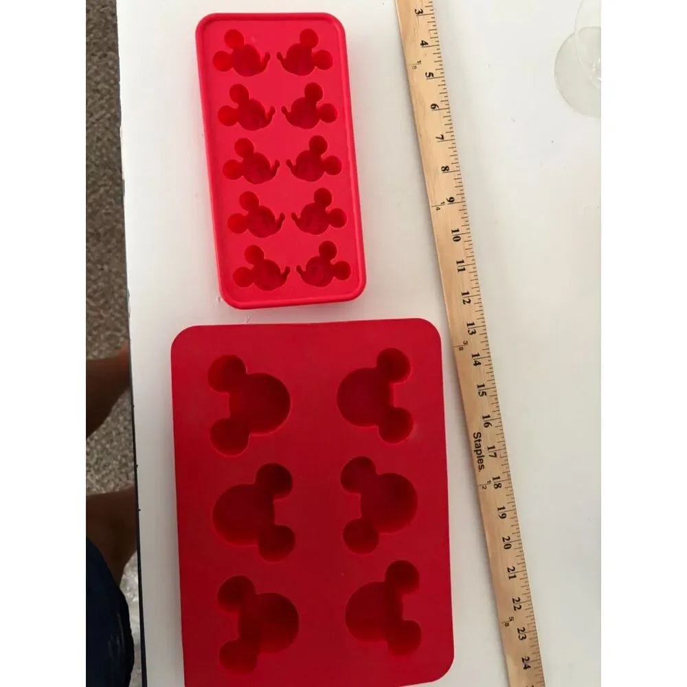 2 Disney rubber molds for cake pops etc..